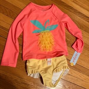 Cat & Jack bikini and rash guard set - 4T